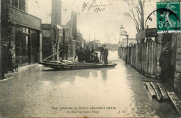 Paris * 16ème * Passy * La Rue Van Loo * Crue De La Seine Inondation * Janvier 1910 * Restaurant - Inondations De 1910