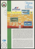 RARE FEUILLETS HISTOIRE DE L'AVIATION / AIR TRAVEL HISTORY. Air France / Blériot / Raids Aériens. Voir Description - Vliegtuigen