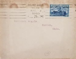 A) 1910, ARGENTINA, CONGRESS PALACE, FROM BUENOS AIRES TO OHIO, CANCELATION - Covers & Documents