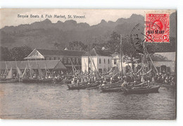 CPA Saint-Vincent-et-les-Grenadines - Bequia Boats And Fish Market - Saint-Vincent-et-les Grenadines