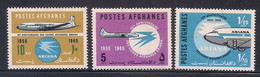 AFGANISTAN 1965 - 10 ANIVERSARIO DE LAS LINEAS AEREA AFGHANAS - YVERT Nº 796/798** - Afghanistan
