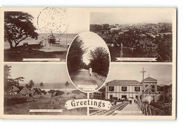 CPA Dominique - Greetings - General View - Roseau - Rosalie Village - The New Custom House - Dominica - Dominica