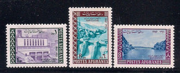 AFGANISTAN 1967 - DISEÑO DE PRESAS PARA AGRICULTURA - YVERT Nº 838/840** - Afghanistan