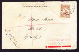 1928 R-Brief Aus Marrickville Nach Zürich. Etwas Fleckig. - Briefe U. Dokumente