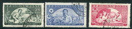 ROMANIA 1954 Young Pioneers Used,  Michel 1474-76 - Gebraucht