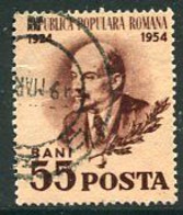 ROMANIA 1954 Lenin Death Anniversary Used,  Michel 1463 - Usado