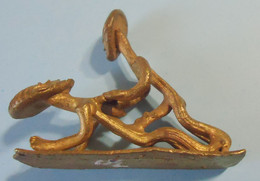 Bêtise 1  - Afrique De L'Ouest - Bronze Cire Perdue - 32 Grammes - 1.13 Oz - Khama Sutra The African Way - African Art