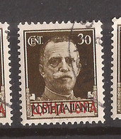 CG-ITOK 1941 23-31-- KOENIG VIKTOR EMANUEL III  ITALIEN  OCCUPATION   -MONTENEGRO CRNA GORA  USED - Montenegro