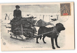 CPA Saint-Pierre Et Miquelon - La Provision De Bois De Chauffage - Saint-Pierre En Miquelon