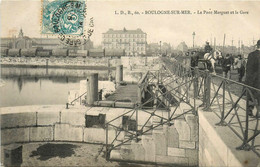 Boulogne Sur Mer * Vue Sur Le Pont Marguet Et La Gare * Ligne Chemin De Fer Pas De Calais - Boulogne Sur Mer