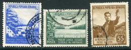 ROMANIA 1953 Forest Month  Used.  Michel 1439-41 - Used Stamps