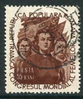 ROMANIA 1953 World Congress Of Women Used.  Michel 1429 - Usati