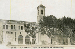 Nice * Carte Photo * Salle D'Oeuvres , Presbytère De Ste Hélène Et église - Andere & Zonder Classificatie