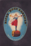 Publicité étiquette Bière Beer Publicitaire Réclame KARCHER 7,9 X 11,2 - Publicités