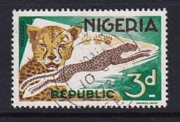 Nigeria: 1965/66   Wild Animals    SG176    3d      Used - Nigeria (1961-...)