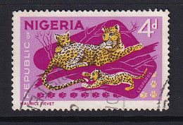 Nigeria: 1965/66   Wild Animals    SG177a    4d   [Perf: 14 X 13½]   Used - Nigeria (1961-...)