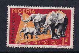 Nigeria: 1969/72   Wild Animals (with Printer's Imprint)    SG220    1d     Used - Nigeria (1961-...)