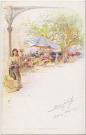 Le Marché Aux Fleurs. 1903. E Lessieux . - Sets And Collections