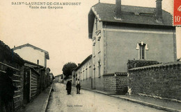 St Laurent De Chamousset * Rue Et école De Garçons - Saint-Laurent-de-Chamousset