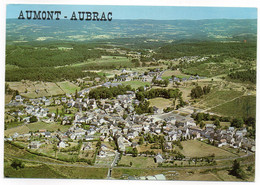 CPSM     48    AUMONT AUBRAC      -      VUE AERIENNE - Aumont Aubrac