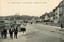 Deauville * La Promenade * Boulevard De La Mer - Deauville