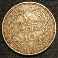 LIBAN - LEBANON - 10 PIASTRES 1969 - KM 26 - Líbano