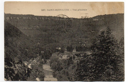 Delcampe - CPA     25     HIPPOLYTE       1927      VUE AERIENNE - Saint Hippolyte