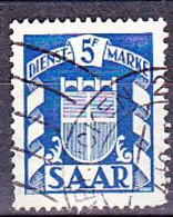 Saargebiet Saar Sarre - Dienst/service (Mi.Nr.: 37) 1949 - Gest Used Obl - Dienstmarken