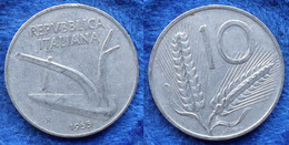 ITALY - 10 Lire 1955 R KM# 93 Republic Lira Coinage (1946-2001) - Edelweiss Coins - Andere & Zonder Classificatie