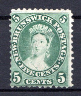 NOUVEAU BRUNSWICK - (Colonie Britannique) - 1860-63 - N° 6 - 5 C. Vert - (Victoria) - Andere & Zonder Classificatie