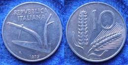 ITALY - 10 Lire 1979 R KM#93 Republic Lira Coinage 1946-2001 - Edelweiss Coins - Other & Unclassified