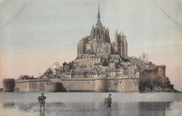 CPA 50 LE MONT SAINT MICHEL COTE EST - Le Mont Saint Michel