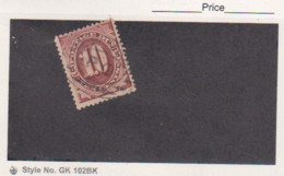 US Scott # J19 Postage Due 10 Cent 10c Single Stamp Used Catalogue $35.00 - Taxe Sur Le Port