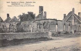 Champguyon         51          Bataille De La Marne   14/18    Groupe De Maisons Brûlées          (voir Scan) - Otros & Sin Clasificación