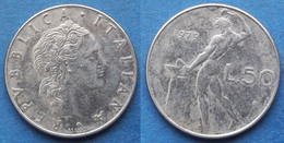 ITALY - 50 Lire 1979 R "Vulcan" KM# 95.1 Republic (1946-2001) - Edelweiss Coins - Andere & Zonder Classificatie