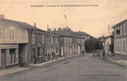 Charmont       51        La Place Et Les Etablissements Goulet-Turpin              (voir Scan) - Otros & Sin Clasificación