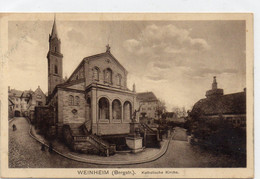 DC1040 - Ak Weinheim Katholische Kirche - Weinheim