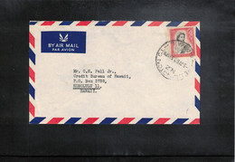 New Zealand 1960 Interesting Airmail Letter - Lettres & Documents