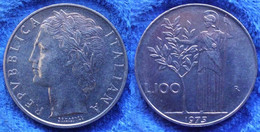 ITALY - 100 Lire 1975 R KM# 96.1 Republic (1946-2001) - Edelweiss Coins - Andere & Zonder Classificatie