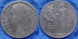 ITALY - 100 Lire 1976 R KM# 96.1 Republic Lira Coinage (1946-2001) - Edelweiss Coins - Other & Unclassified