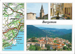 BARGEMON - Vues - Carte Géographique - Bargemon