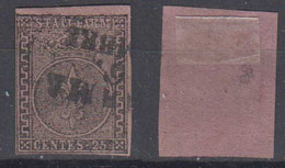 Italy Parma Mi# 4 Used 25c 1852 - Parma