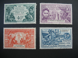 Saint-Pierre-Et-Miquelon N° 132 à 135 Exposition Coloniale 1931    Série Complète    Neuf * - Neufs
