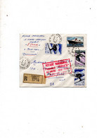Paquebot France Voyage Inaugural Havre New York Du Lettre Recommander Du 2 Janvier 1962 Réexpédition Pour La France - Sonstige & Ohne Zuordnung