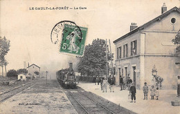 Le Gault-la-Forêt     51          Intérieur De La Gare   - Train -      (voir Scan) - Otros & Sin Clasificación