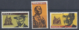 AFRICA DEL SUR 1968 - SUDAFRICA - MONUMENTO AL GENERAL HERTZOG - YVERT Nº 313-315** - Nuevos