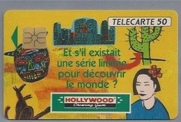 FR.- France Telecom. Télécarte. Et S'il Existait Une Série Limitée Pour Découvrir Le Monde? HOLLYWOOD. 50 Unités. - 2000