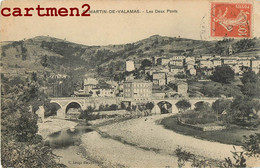 SAINT-MARTIN-DE-VALAMAS LES DEUX PONTS 07 ARDECHE - Saint Martin De Valamas