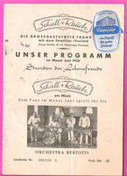 Stunden Der Lebensfreude Schall + Ràuch Henninger Passage FRANKFURT Unser Programm Juni 1955 - Programs