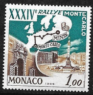 Monacop  N°  662  34 ème Rallye Monte Carlo  Neuf *  *  B/TB   - Unused Stamps